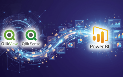 QlikView and Microsoft Power BI logo - Allston Yale
