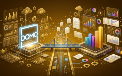 Domo and Microsoft Power BI logo - Allston Yale