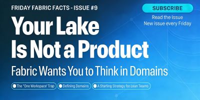Your Lake Is Not a Product: Fabric Wants You to Think in Domains - Allston Yale