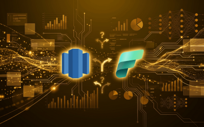 Microsoft Fabric and Amazon Redshift logo - Allston Yale